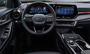 Design do painel do novo SUV Equinox RS da Chevrolet